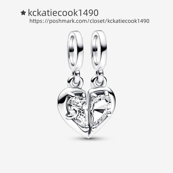 Pandora Splittable Mother & Daughter Dangle Charm - Picture 1 of 2